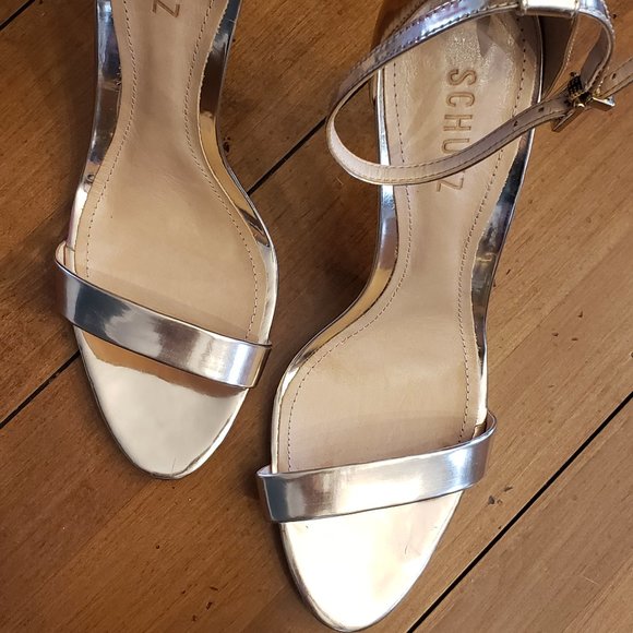 SCHUTZ Shoes - DONATING BY FRIDAY IF NOT SOLD: Schutz Gold High Heel Sandals